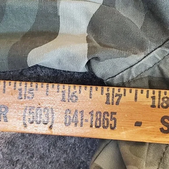 OLD NAVY Women’s Army Camo Flag Utility Full Zip Jacket Flap pockets Sz XS Small - Picture 11 of 13